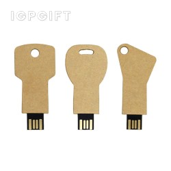 กระดาษรีไซเคิล USB รูปแบบกุญแจ