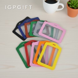 กระเป๋าใส่บัตรพลาสติกโปร่งใส