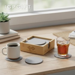 ชุดถ้วยรองป้องกันจากผ้าน felt ที่เป็นมิตรต่อสิ่งแวดล้อม