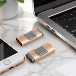 4 合 1 OTG โลหะโทรศัพท์มือถือ USB