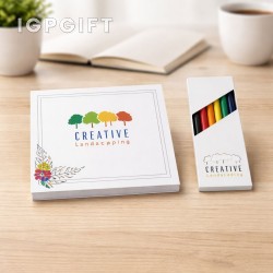 ชุดสีและสมุดระบายสีธีมดอกไม้