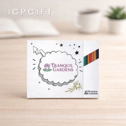 ชุดหนังสือระบายสีที่สร้างแรงบันดาลใจและดินสอสี