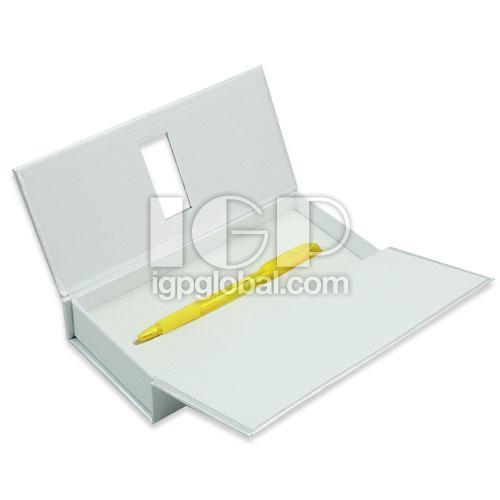 Pure Color Clamshell Pen Box 