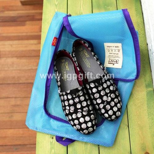 Waterproof gridding shoes storage bag