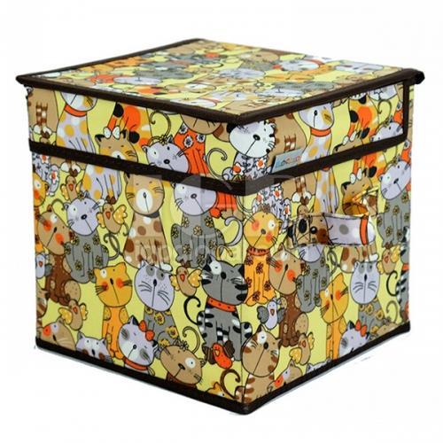 Canvas Handle Storage Box (Full-color)