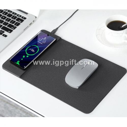 PU wireless charging mouse pad