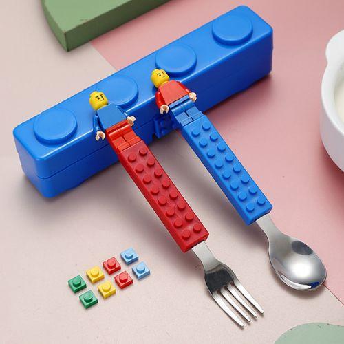 LEGO Block Children's Cutlery Set