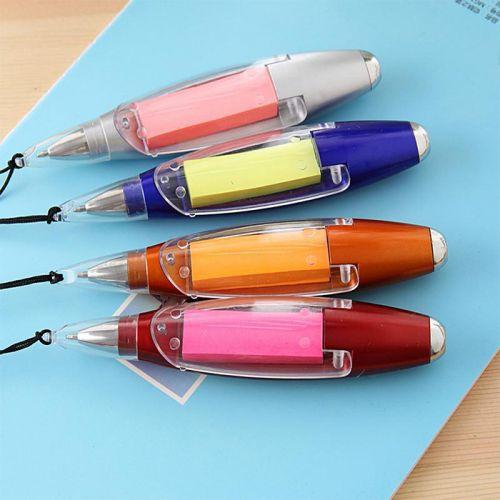 Multi-function Ballpoint Pen with Light and Memo Pads