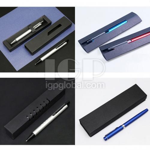 Metal Clip Rubber Rod Gel Pen