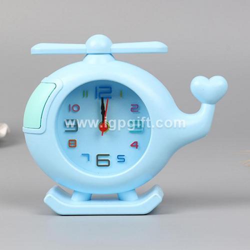 Helicopter alarm clock for kids
