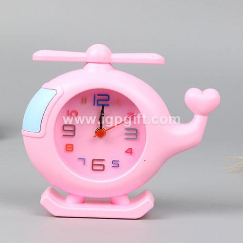 Helicopter alarm clock for kids