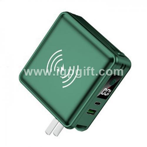 15000mAh 5in1 Wireless Power Bank with Plug