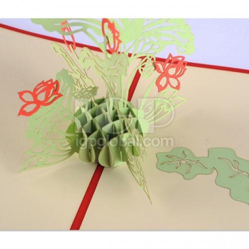3D Plant Greeting Card
