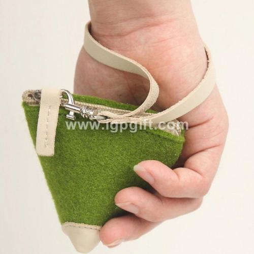 Felt Chinese Rice-pudding Coin Purse