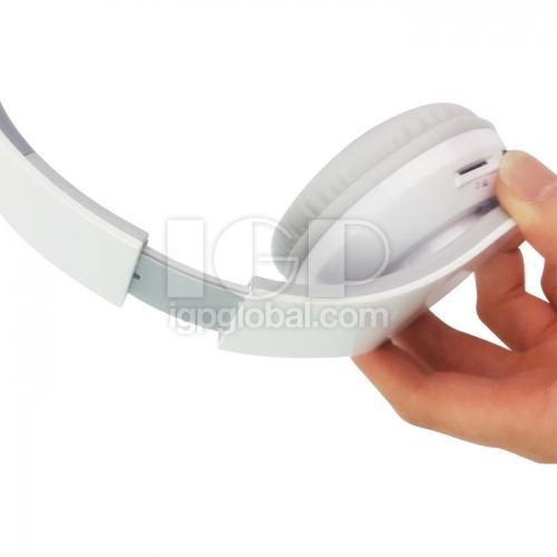 Foldable bluetooth headset