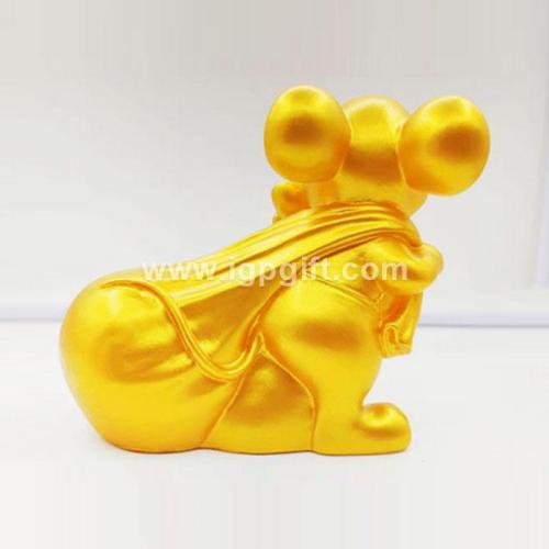 2020 golden rat mascot money-box