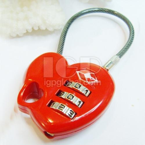 Heart-shaped Customs Lock