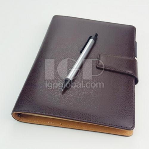 Leather Business Loose-leaf Notebook