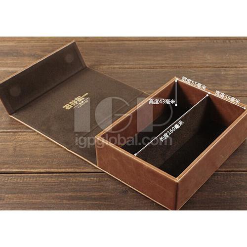 PU Foldable Clamshell Glasses Case
