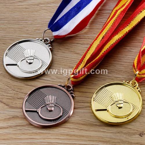 Badminton Metal Medals