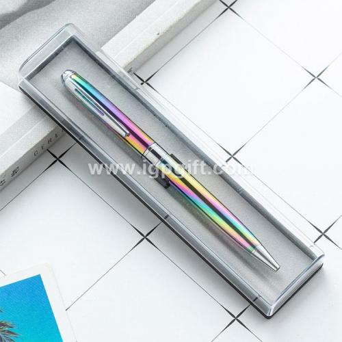 Transparent plastic pen case