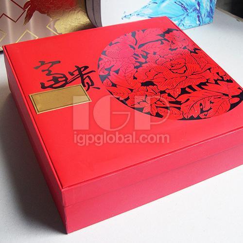 Treasure Flower Moon Cake Box