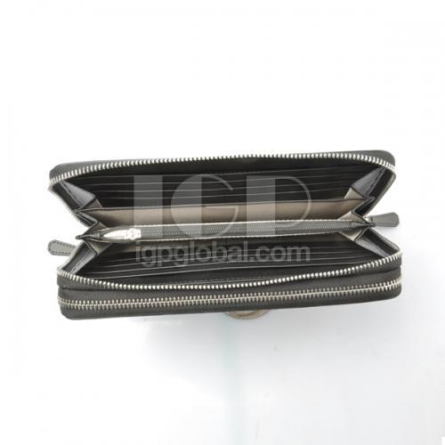 Double Zipper Anti-theft Clutch Wallet