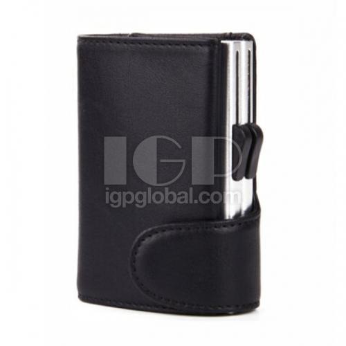 Genuine Leather Anti-theft Double Cardholder