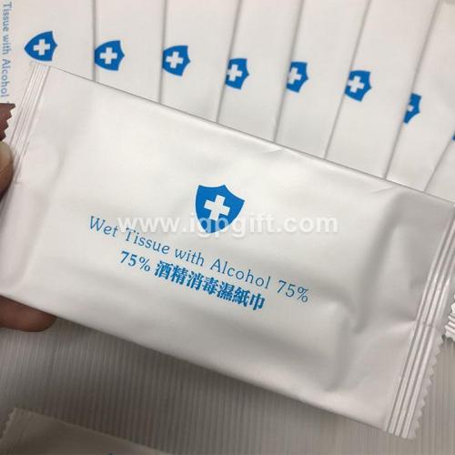 one-time alcohol wet tissue