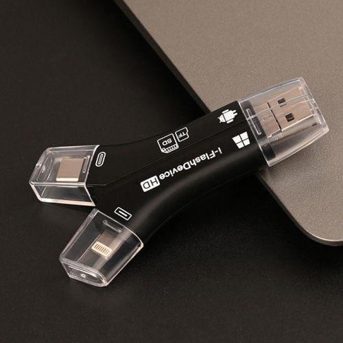 4 in 1 Multi-functional USB Driver with Card Reader