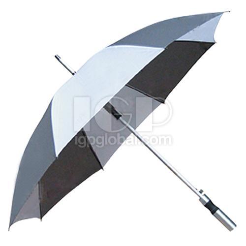 16-bone Single Color Straight Rod Umbrella