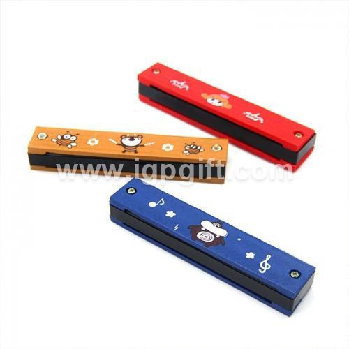 Wooden harmonica for school opening