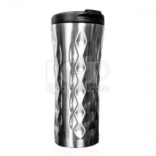 Drill face thermos cup