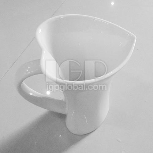 Heart-shaped Ceramic Mug