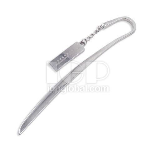 Metal Bookmark with Tag