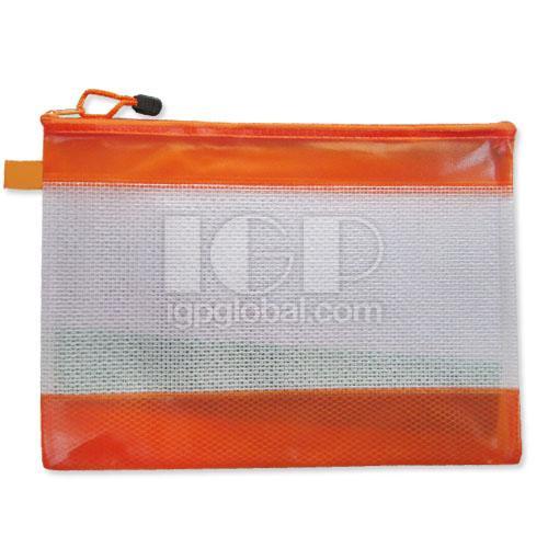 Portable grid zipper folder