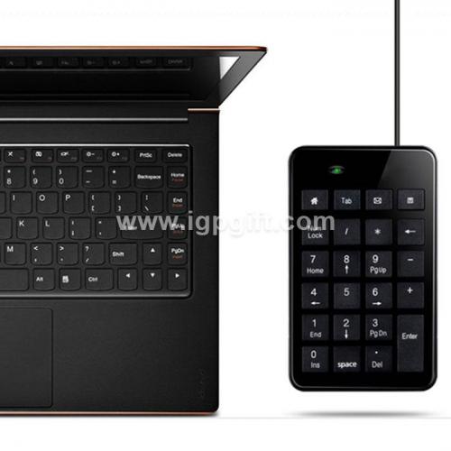 Wired digital mini keyboard for accountant