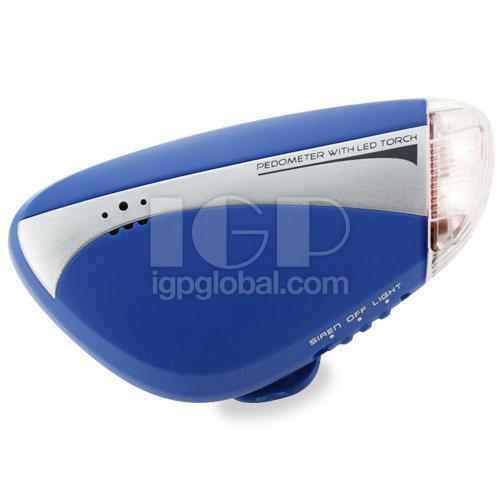 LED Torch Pedometer