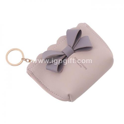 Bowknot portable purse