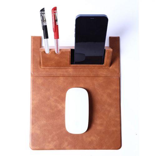 Multifunctional Leather Mouse Pad
