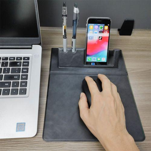 Multifunctional Leather Mouse Pad