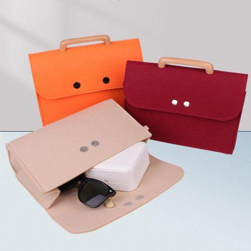 Business Briefcases with Wooden Handle